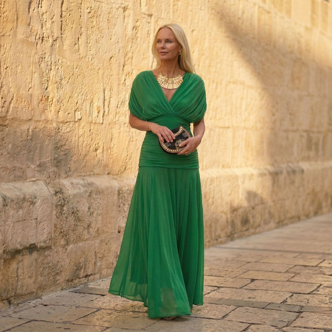 Siena | Vestido Verde Elegante